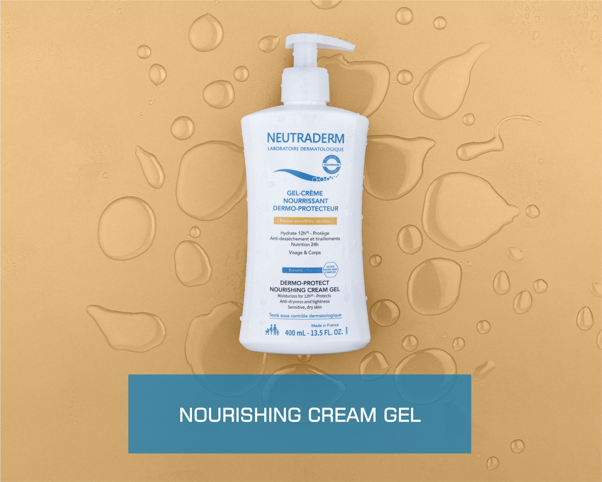 „ნეუტრადერმი დერმო-პროტექტი“ მკვებავი კრემ-გელი