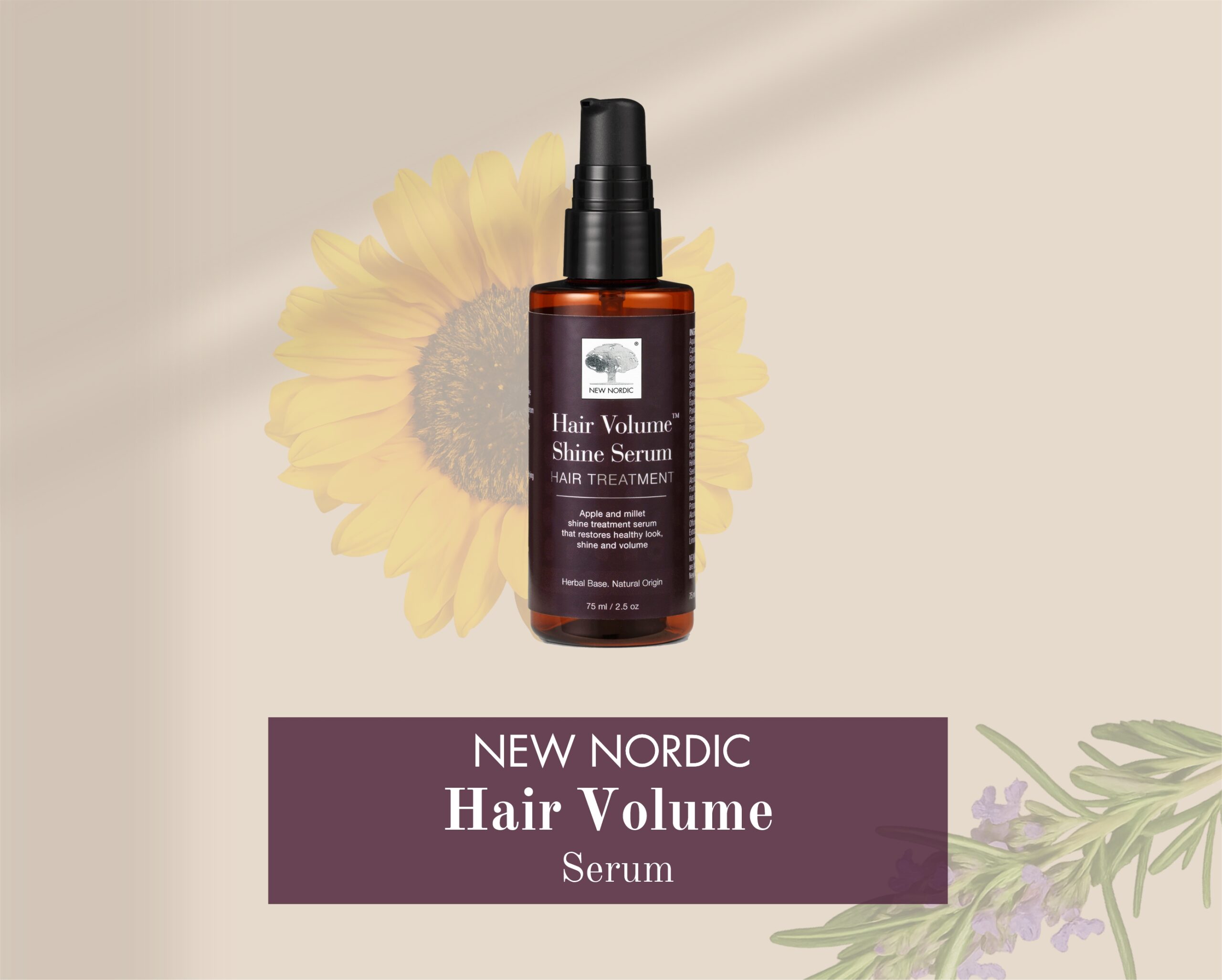 New Nordic Hair Volume Shine Serum